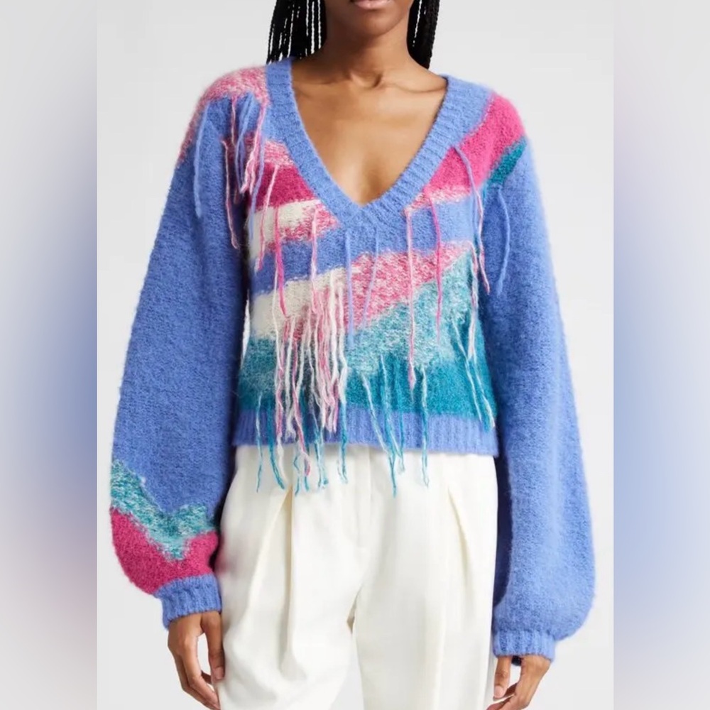 Banjanan Maya Alpaca Blend Sweater NWOT size XS